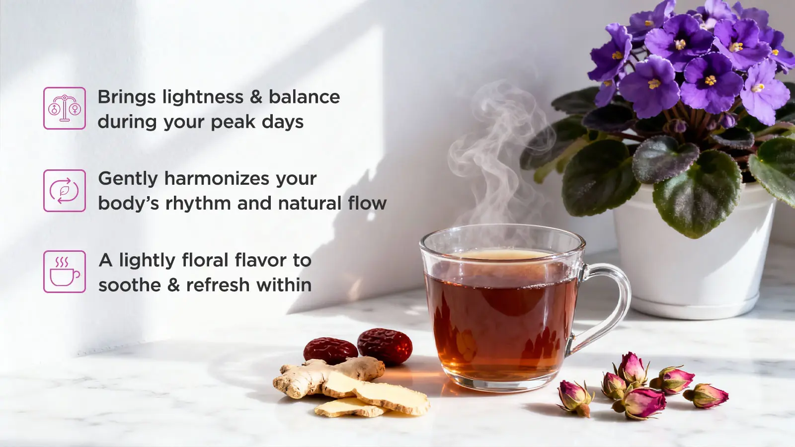 Balance hormones and regulate the body's natural health