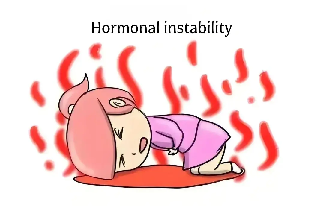 PMS leads to hormonal instability