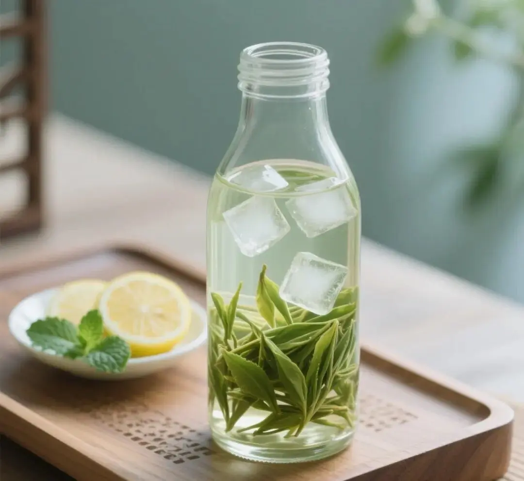 Cold Brew Tea in a Pitcher with lce