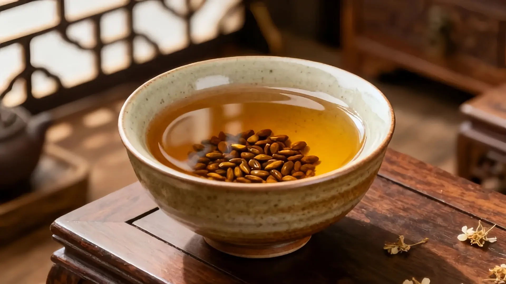 Cassia seed tea