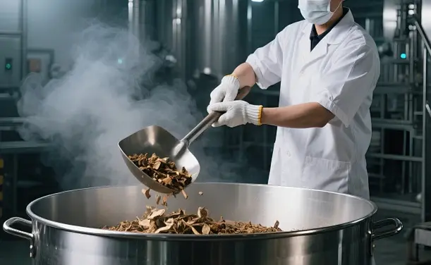 Процес производње чаја од лаикухерба - научно мешање