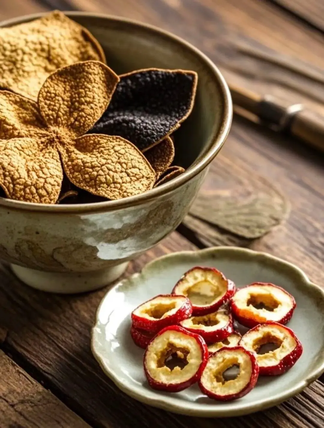 Dried Tangerine Peel and Hawthorn Berry