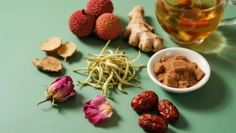 The main ingredients of Laicuherb's Fibroids tea