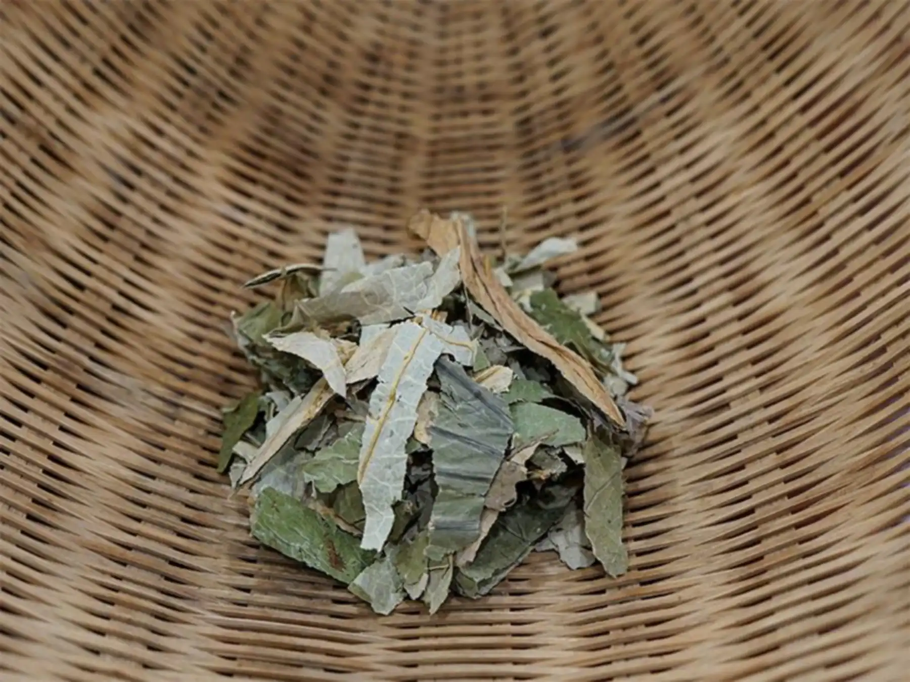 Chinesische Kräutermedizin Form von Lotusblatt