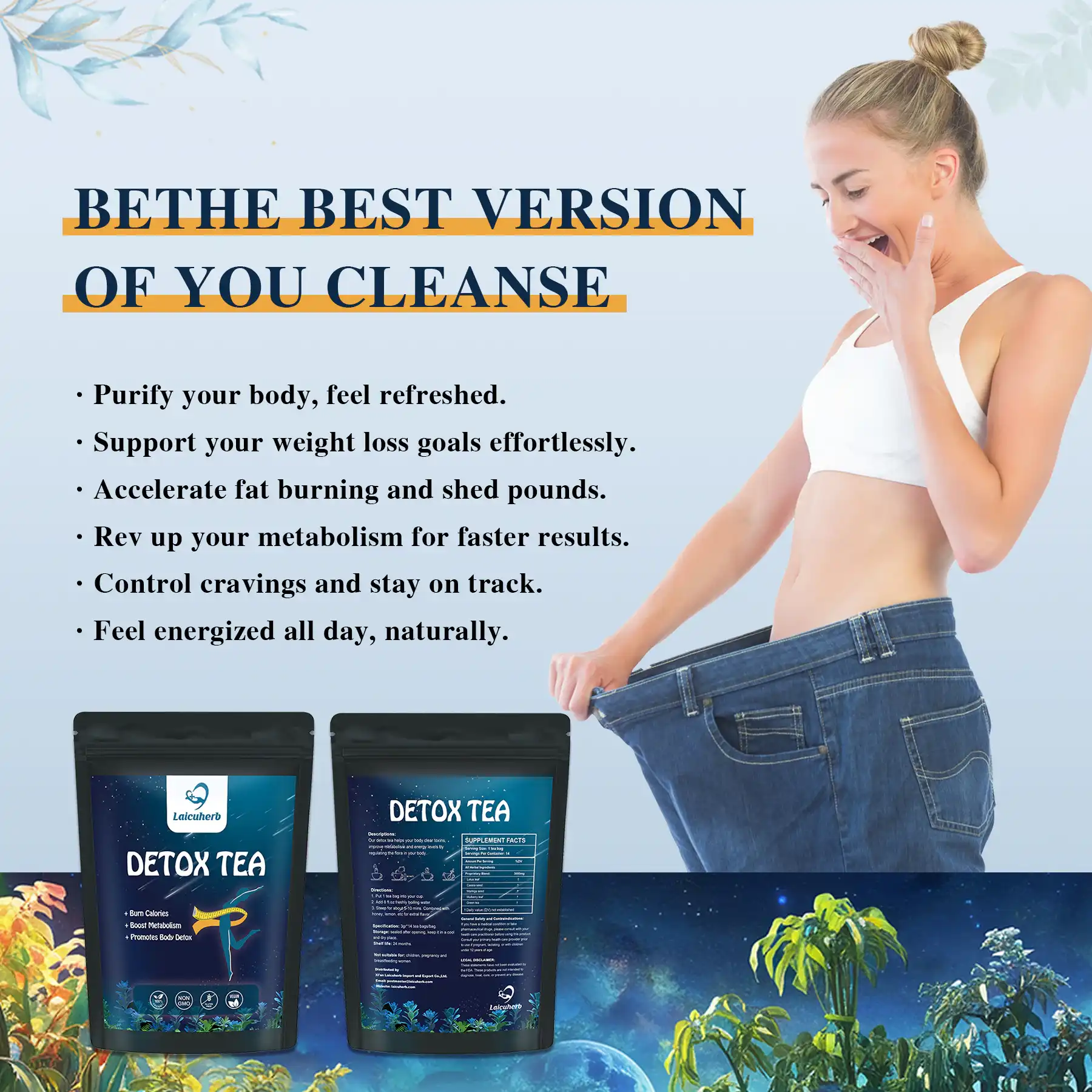Laicuherb detox slim tea Laicuherb detox slim tea