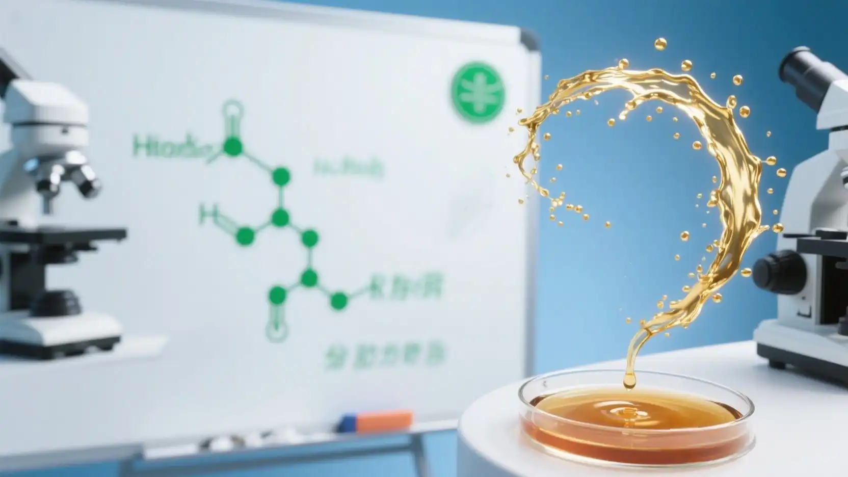 Green Tea Catechins Fat Breakdown Scientific Visualization