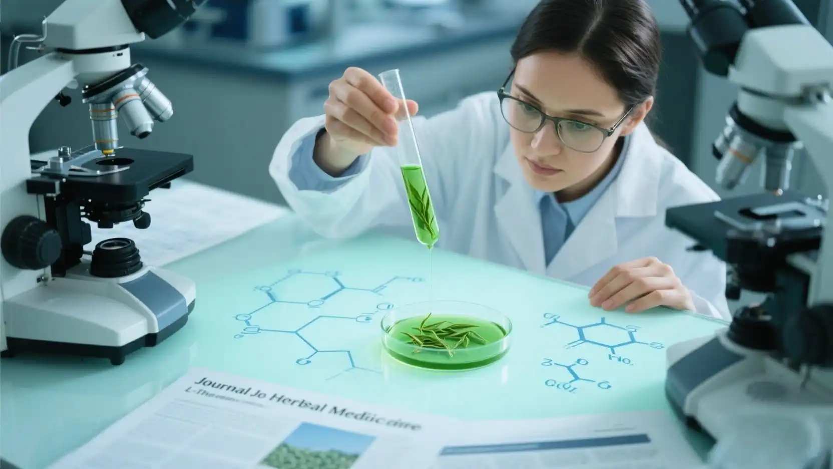 Green Tea L-Theanine Gut-Brain Axis Research Proof