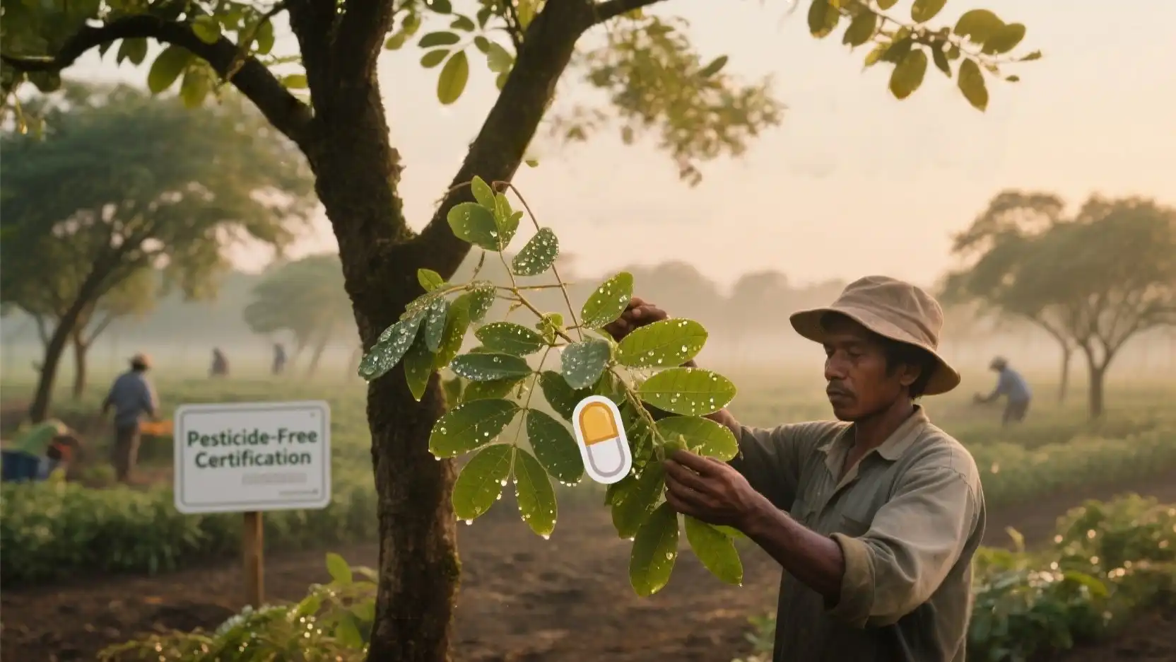 Moringa Farming Organic Nutrient Source Metabolic Health