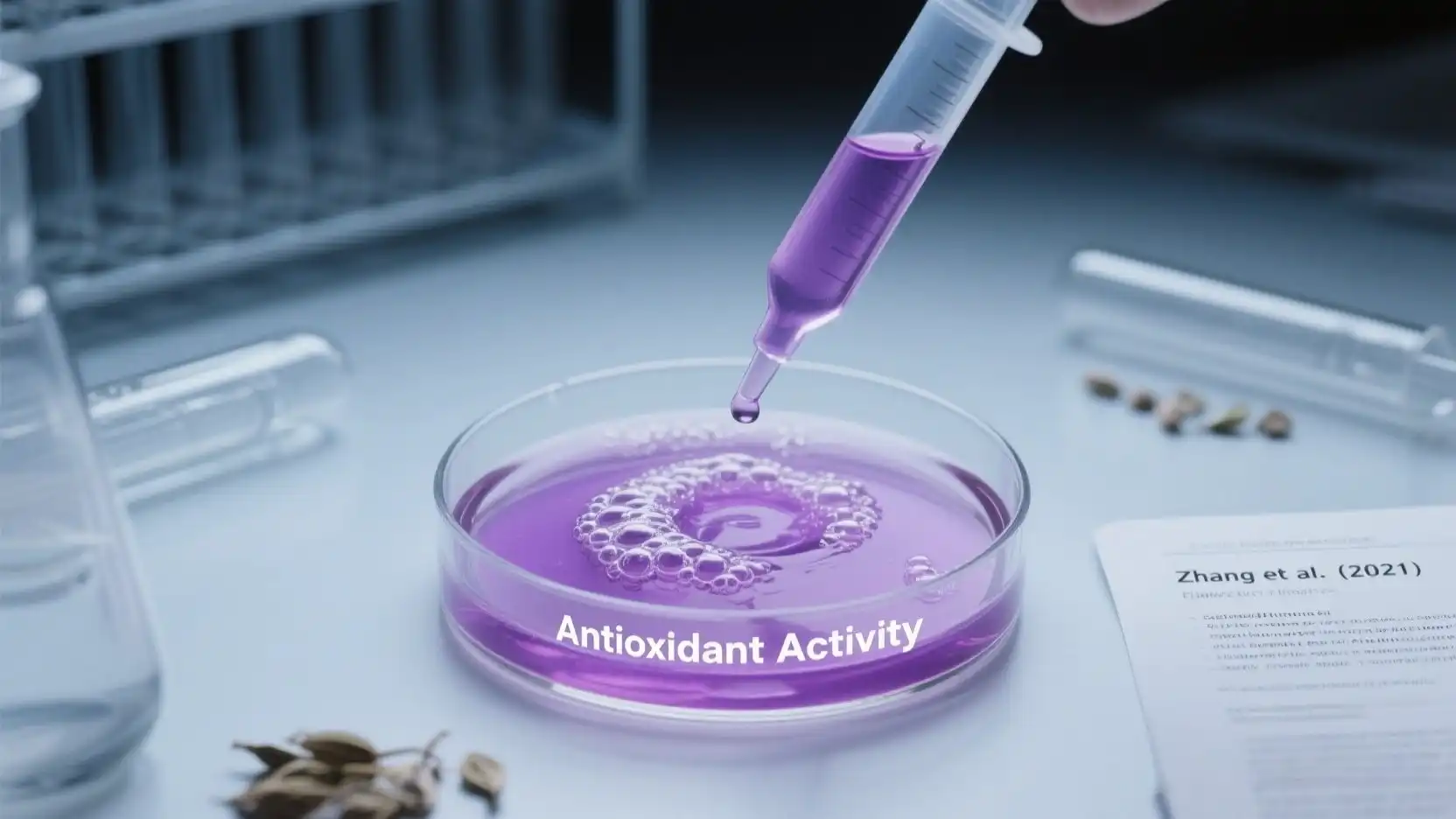 Cassia Seed Antioxidant Detox Clinical Research Proof