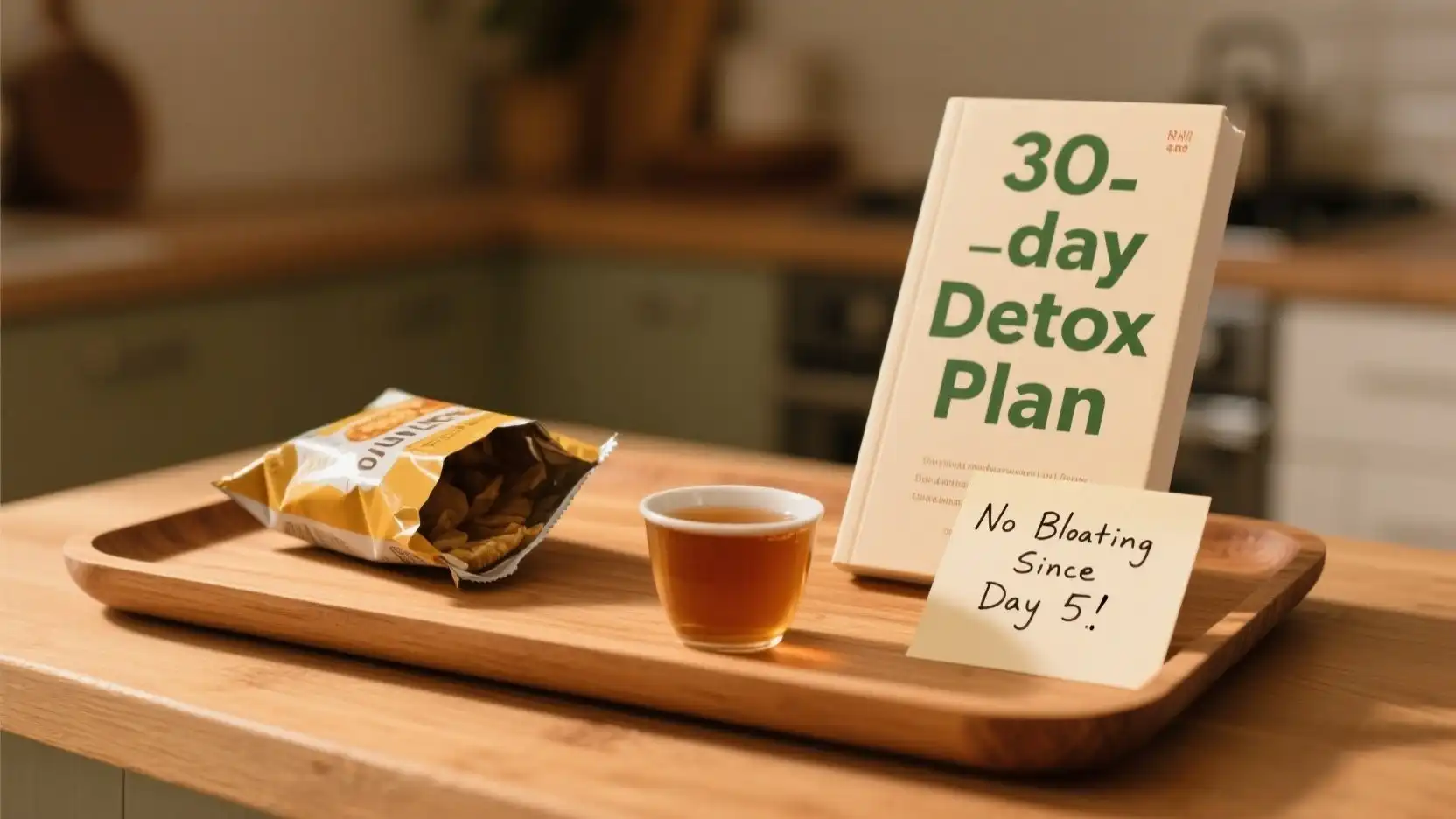 Detox Tea Digestive Health Bloating Relief Daily Routine