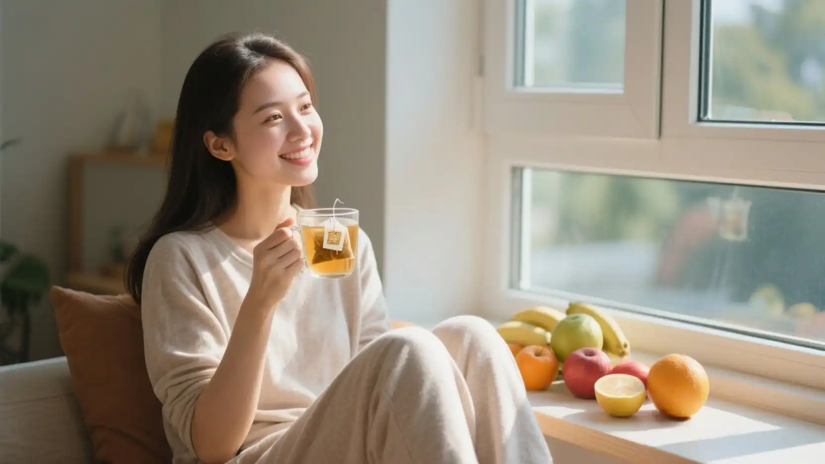 Morning Detox Tea Filter Bag Routine
