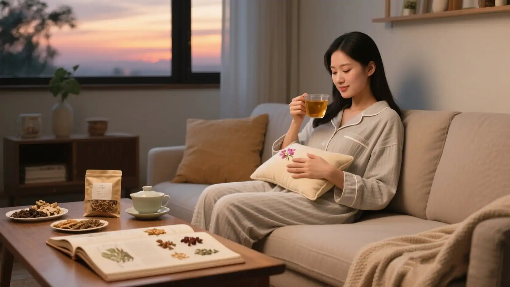 Selbstpflegeritual mit Uterus Detox Tea
