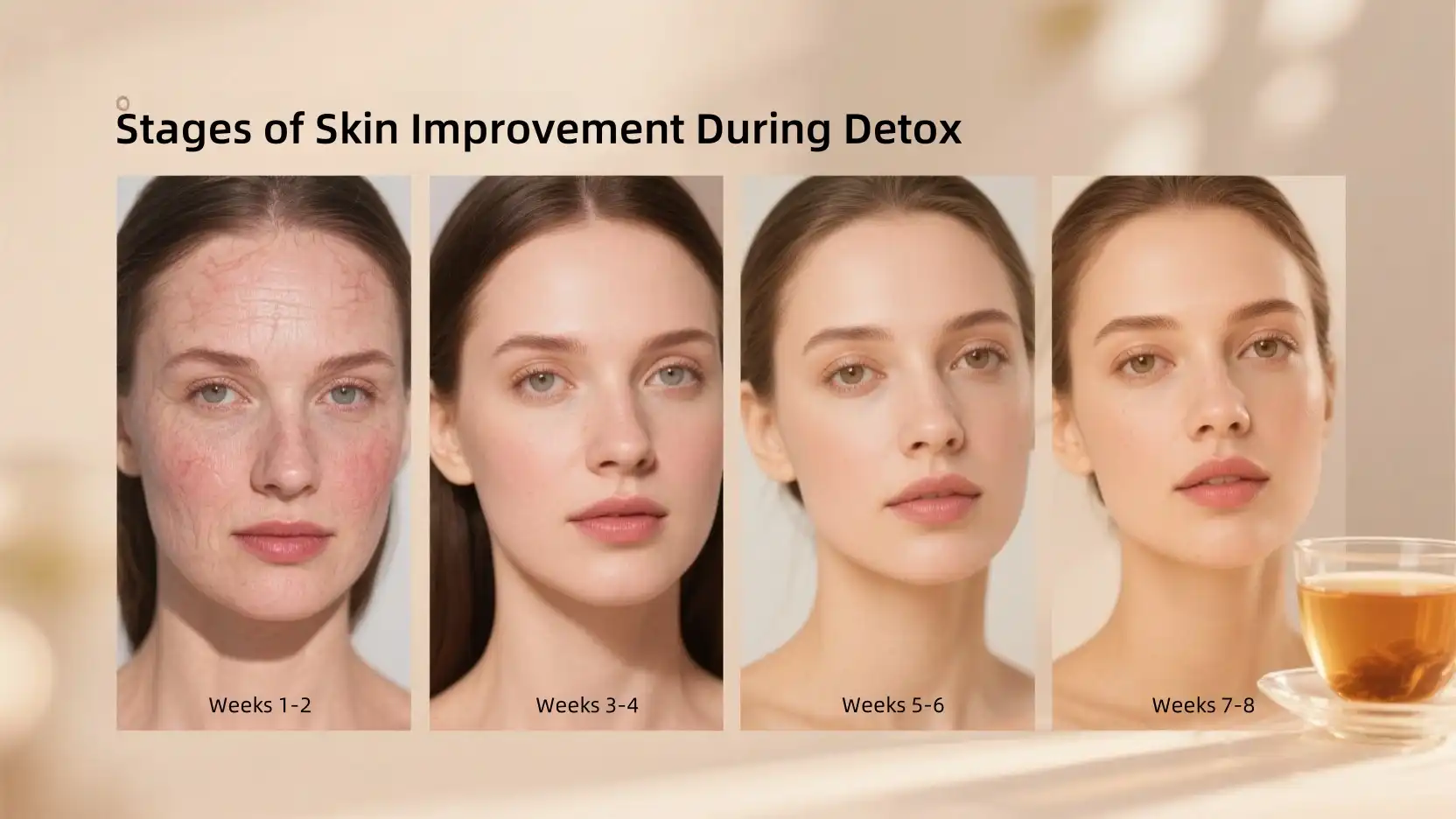 Detox to Complexion Improvement Timeline