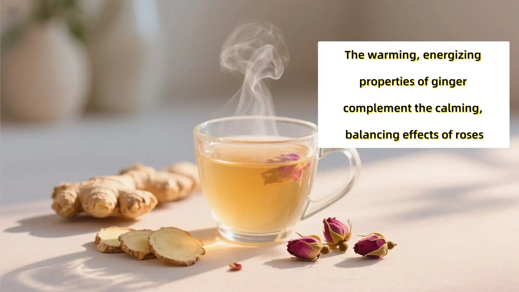 Dried Ginger & Roses Nature's Energy Boosters for Women