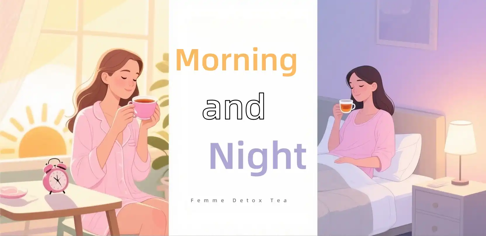 Morning vs. Evening Femme Detox Tea Efficacy
