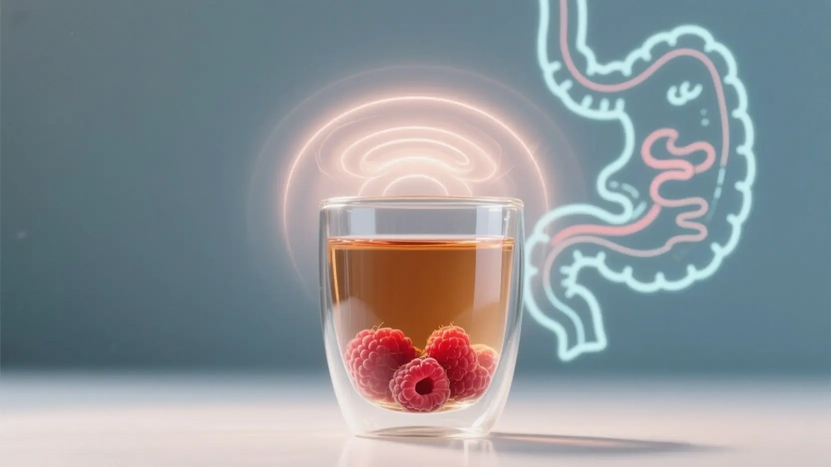 Raspberry Tea for Digestion and Bloating