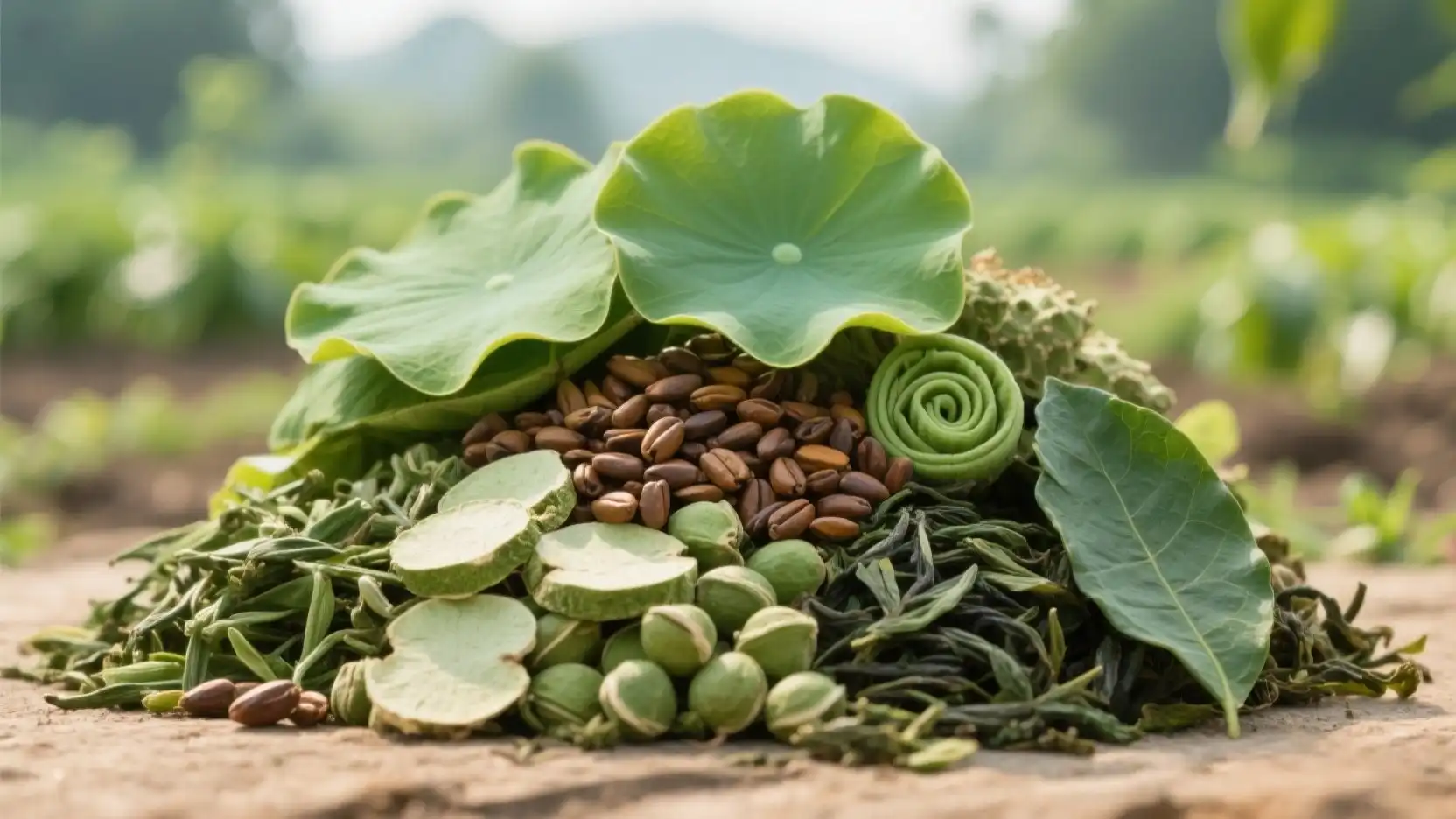 Femme Detox Tea Raw Ingredients