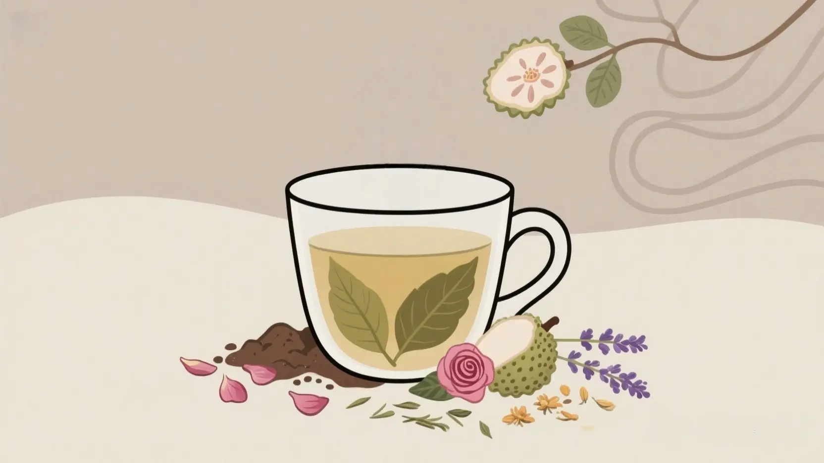 Soursop Tea's Earthy Flavor vs. Floral Teas Soursop Tea's Earthy Flavor vs. Floral Teas