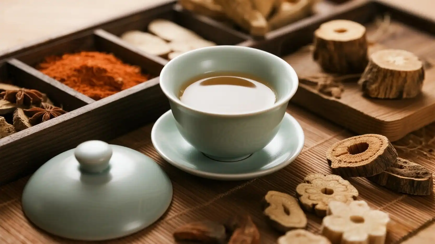 The raw materials of Natural Insomnia Tea are a natural herbal formula