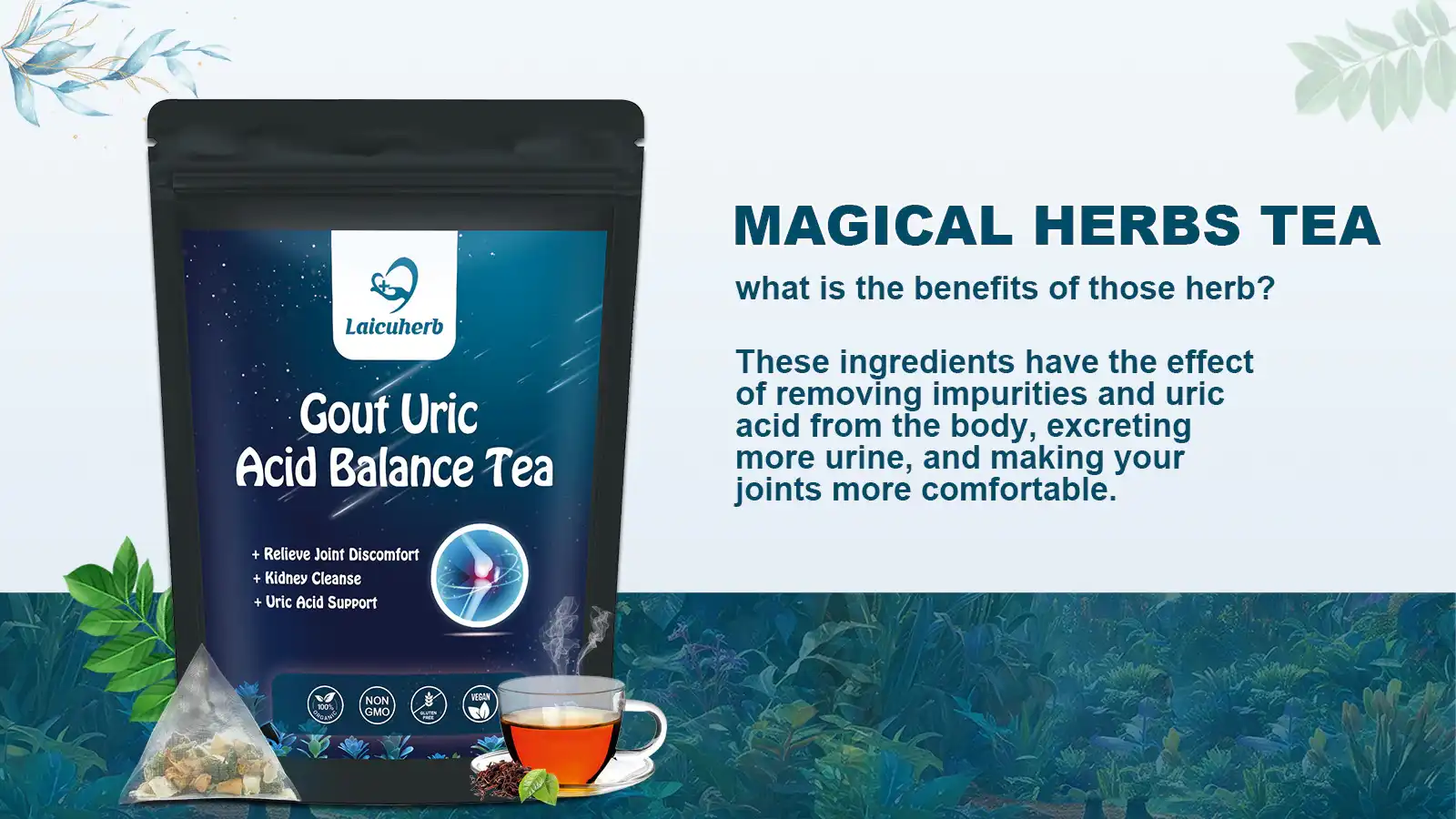 Herbal Uric Acid Balance Tea Basic Product Details