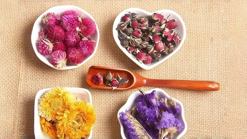 Various components in Womb tea