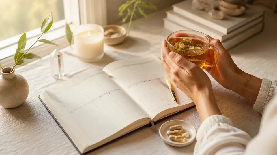 laicuherb herbal tea daily ritual self observation mindful wellness tracking lifestyle