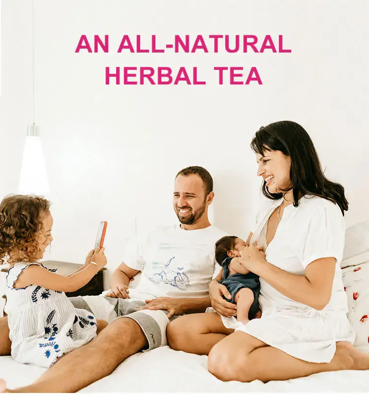 Laicuherb's female fertility tea is made with 100% natural ingredients