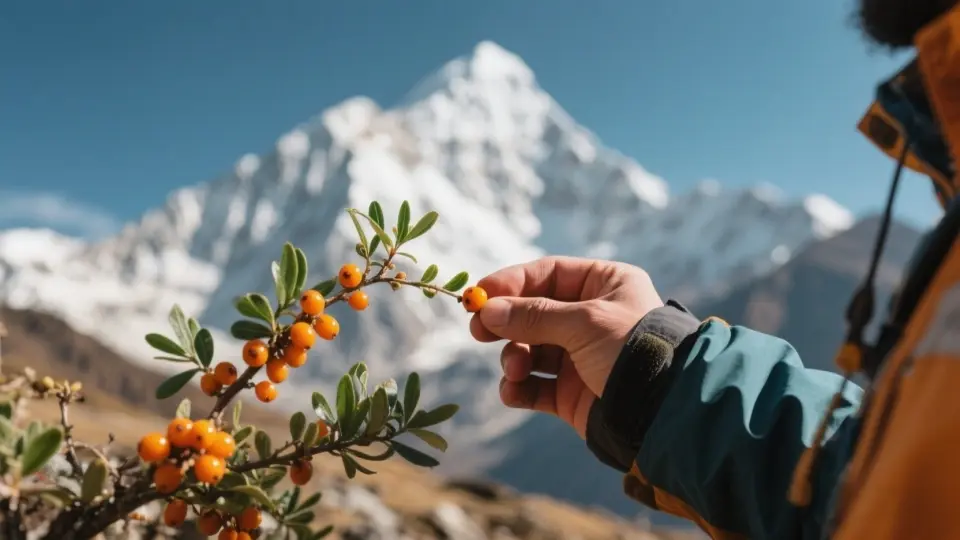 The sea buckthorn oil of Laicuherb comes from the Himalayan Mountains The sea buckthorn oil of Laicuherb comes from the Himalayan Mountains