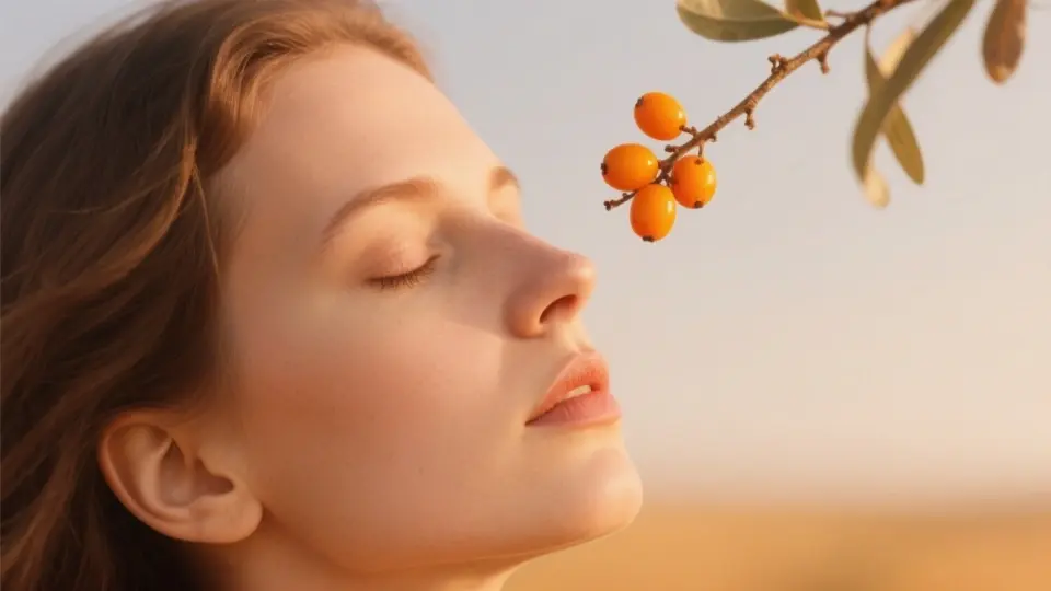 Sea buckthorn oil helps to lock in moisture Sea buckthorn oil helps to lock in moisture