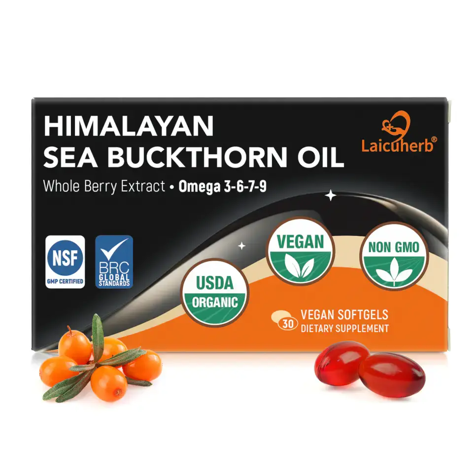 Laicuherb's Himalayan Sea Buckthorn Oil can be used as an alternative to fish oil and provides comprehensive antioxidant protection