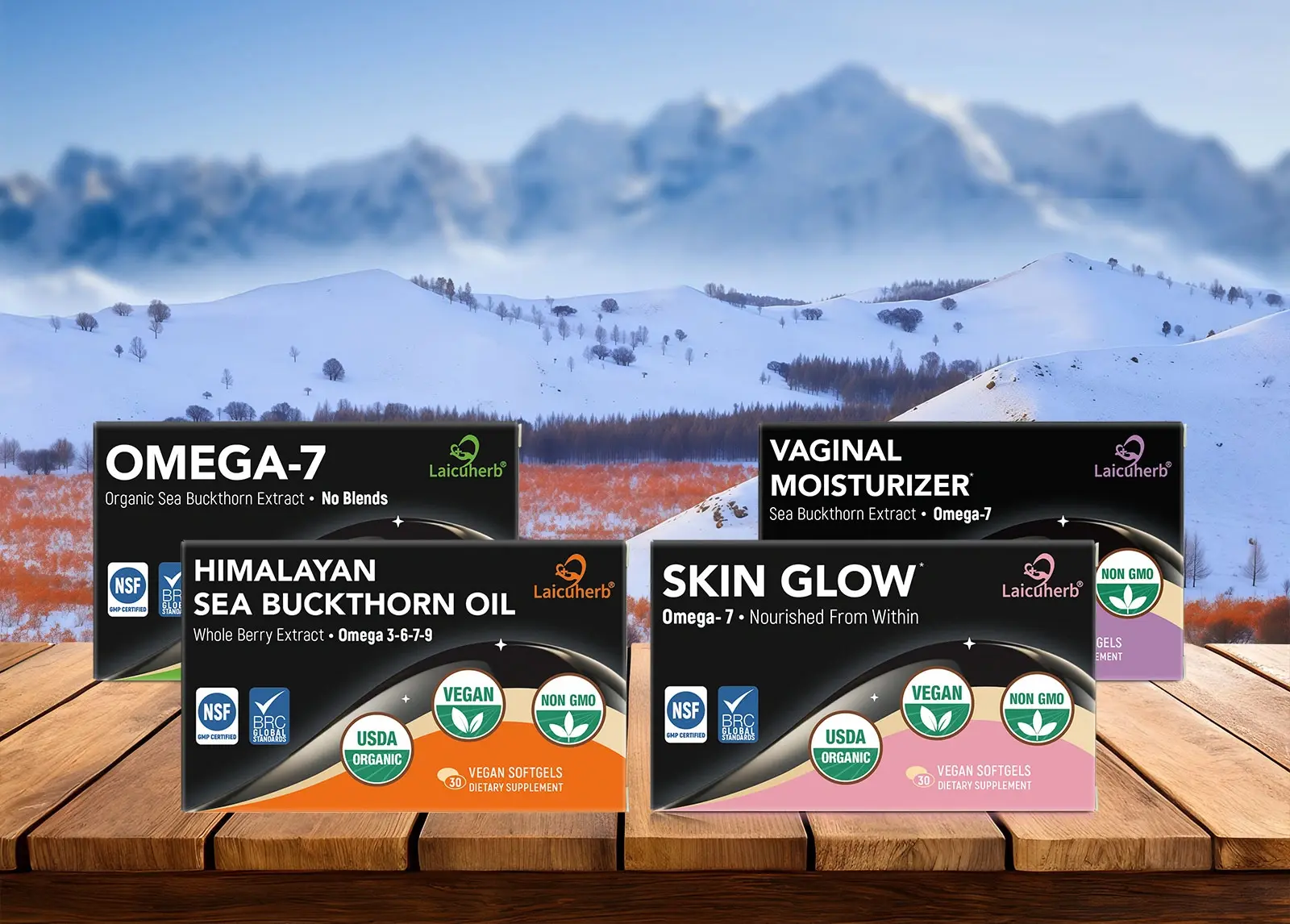 Laicuherb Sea Buckthorn Oil Product Series Laicuherb Sea Buckthorn Oil Product Series