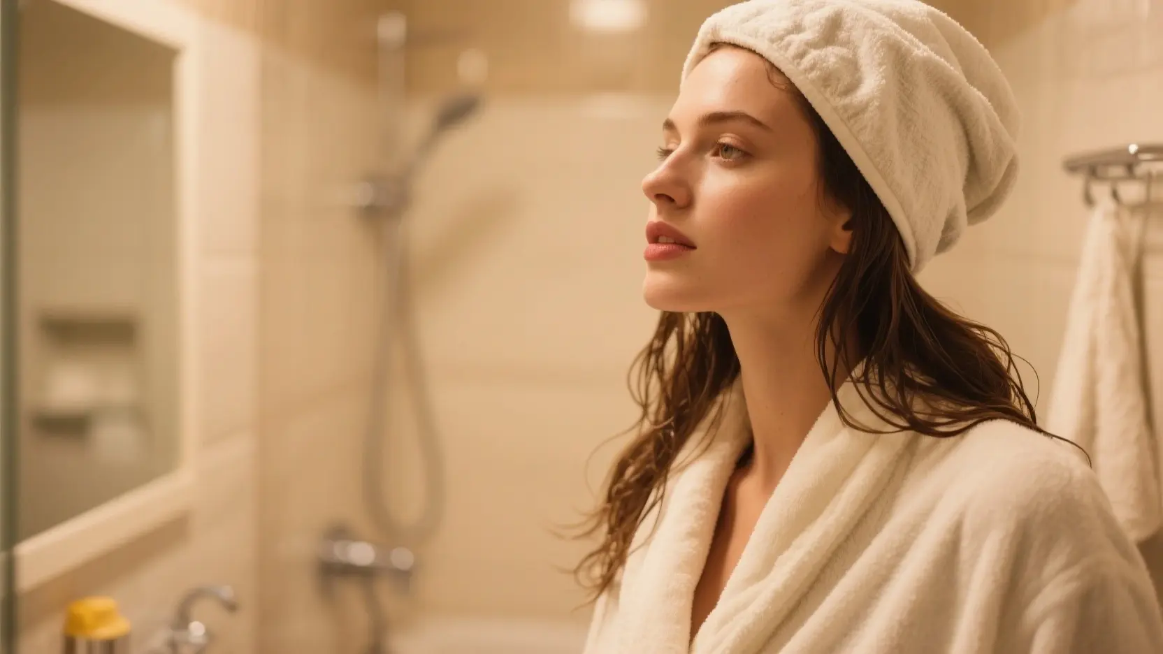 The Skin Glow Supplement can be consumed after taking a bath