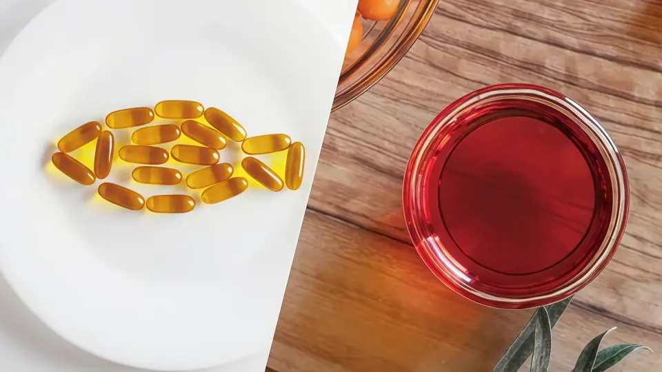 Sea buckthorn oil and cod liver oil