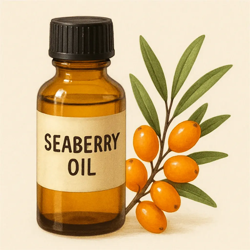 Seaberry oil, often referred to as seabuckthorn oil Seaberry oil, often referred to as seabuckthorn oil