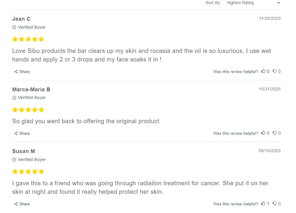 Sibu's sea berry buckthorn oil reviews Sibu's sea berry buckthorn oil reviews