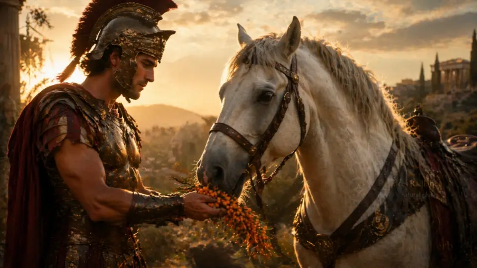 The ancient Greek cavalry fed sea buckthorn to their horses The ancient Greek cavalry fed sea buckthorn to their horses