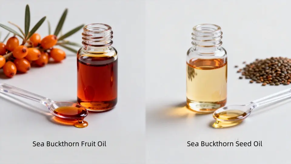 Comparison of Sea Buckthorn Fruit Oil and Seed Oil
