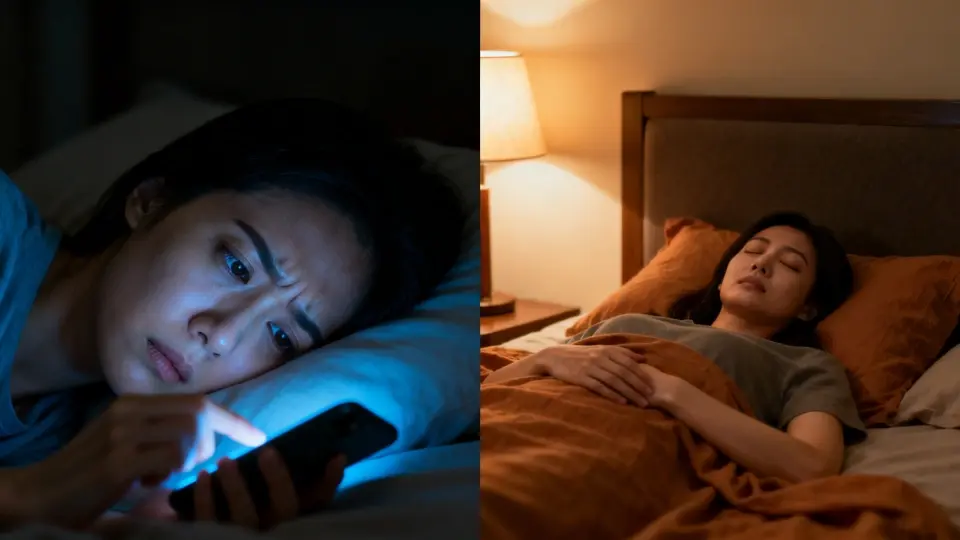 Comparison of sleep conditions after using sleep tea