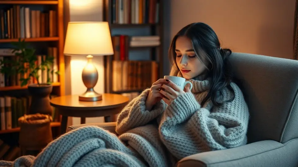 A relaxing night atmosphere, soft lighting and a peaceful environmen A relaxing night atmosphere, soft lighting and a peaceful environmen
