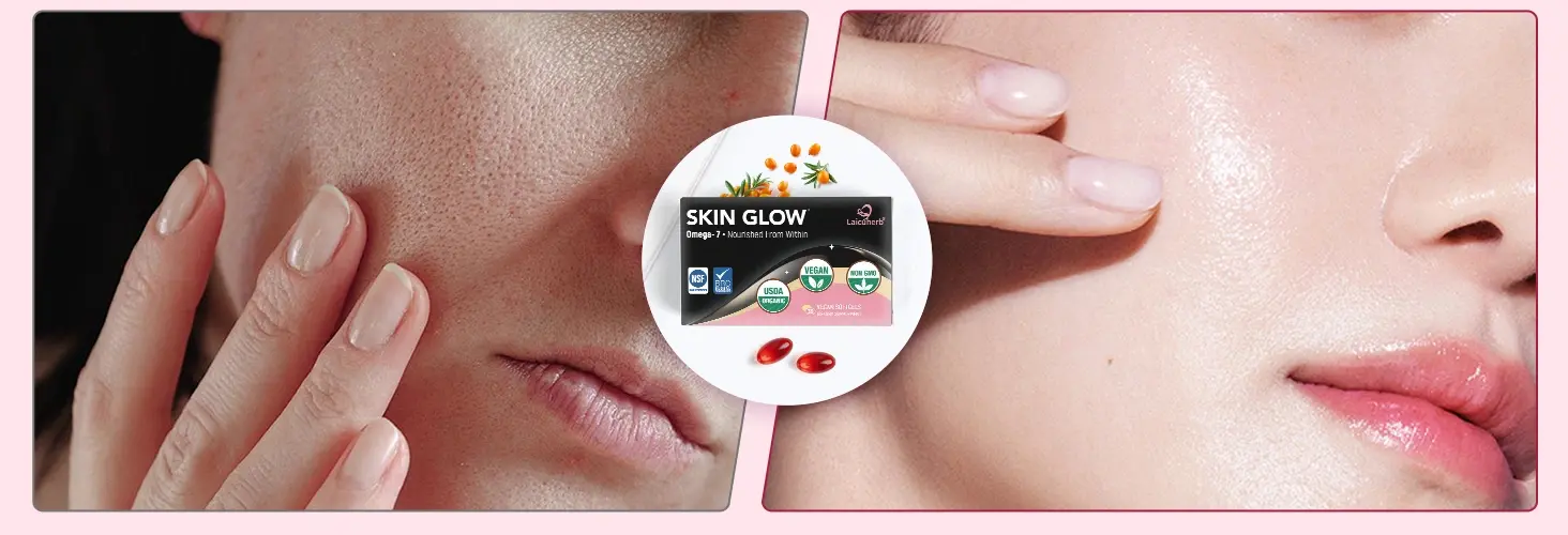 Skin Glow Supplement helps to make the facial skin smooth