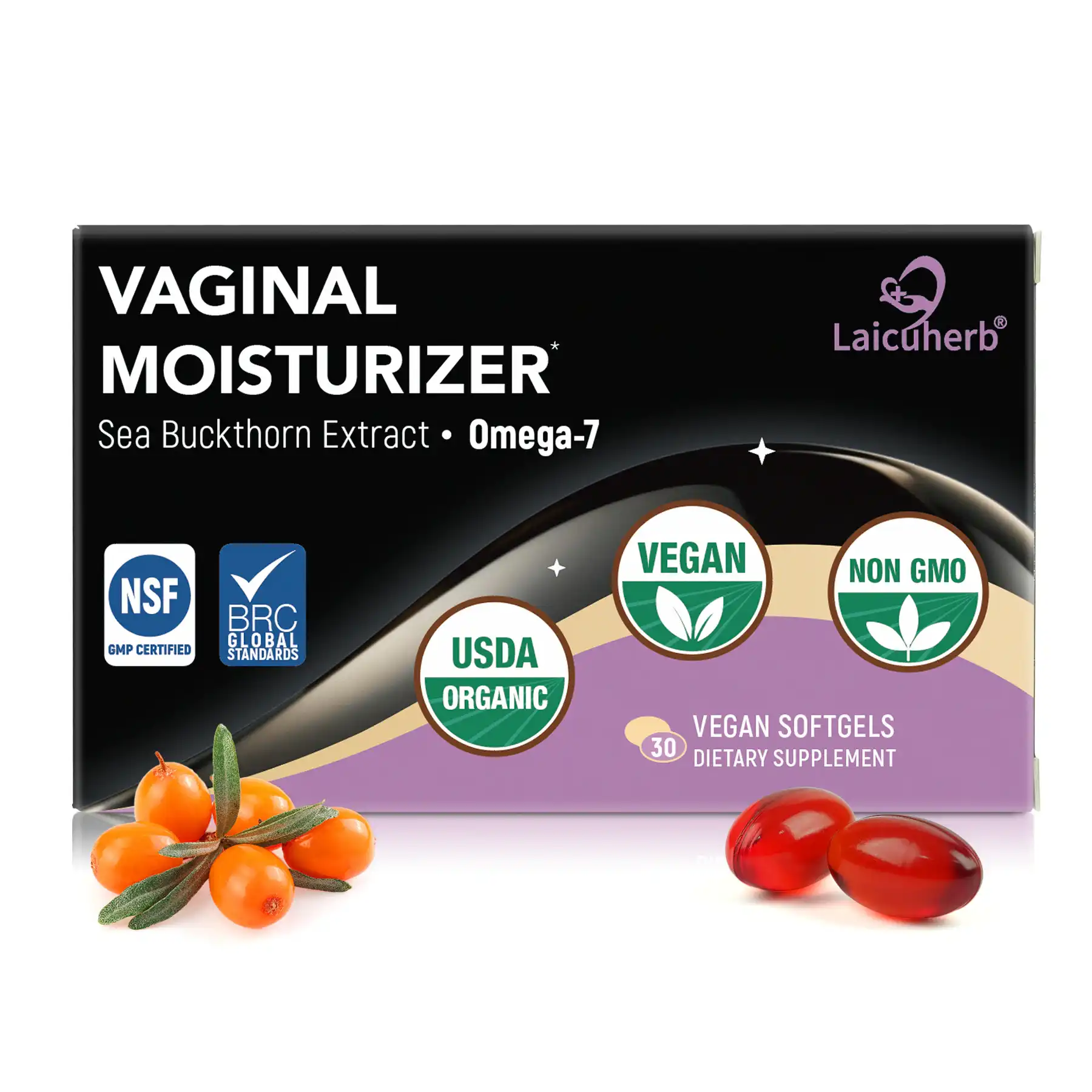 Laicuherb's Feminine Moisture Support - Sea buckthorn oil