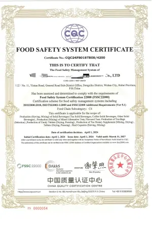 ISO-FSSC-Laicuherb's Ease Period Comfort Tea ISO-FSSC-Laicuherb's Ease Period Comfort Tea