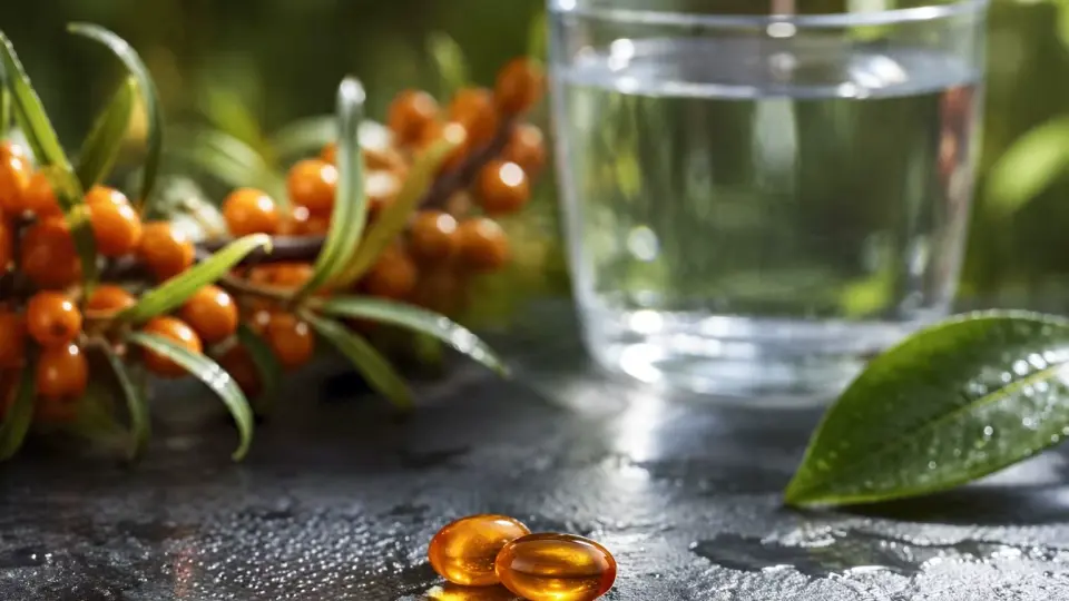 Laicuherb Omega 7 Sea Buckthorn Oil Capsules Hydration Laicuherb Omega 7 Sea Buckthorn Oil Capsules Hydration