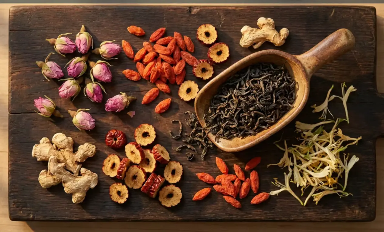 The ingredient composition of Laicuherb Bloom Hormone Balance Tea The ingredient composition of Laicuherb Bloom Hormone Balance Tea
