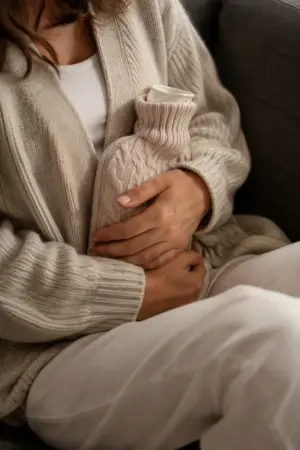 Symptom 2: Menstrual Cramps & Bloating