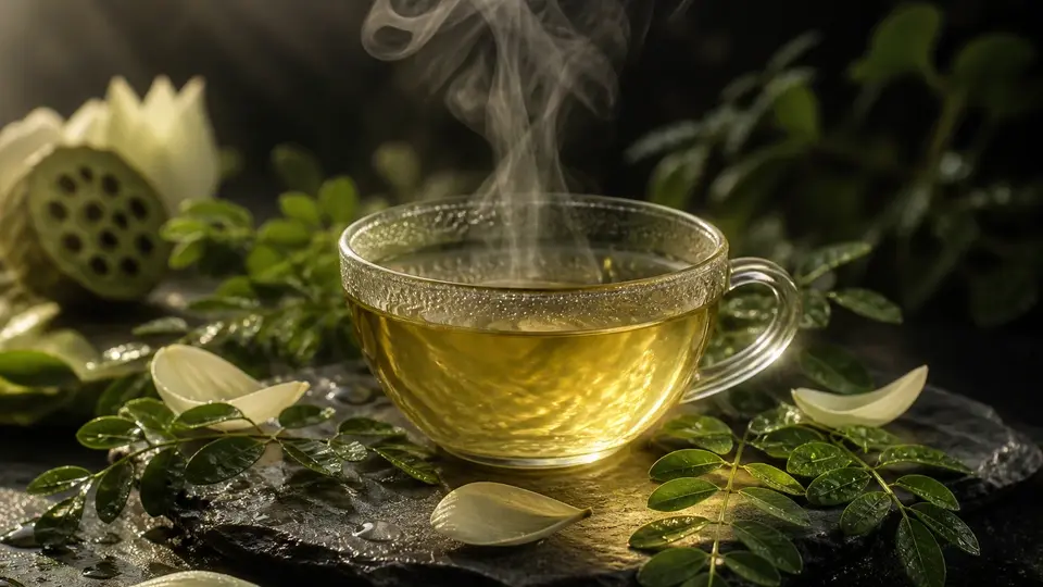 laicuherb pure energy refreshing tea follicular phase moringa green tea