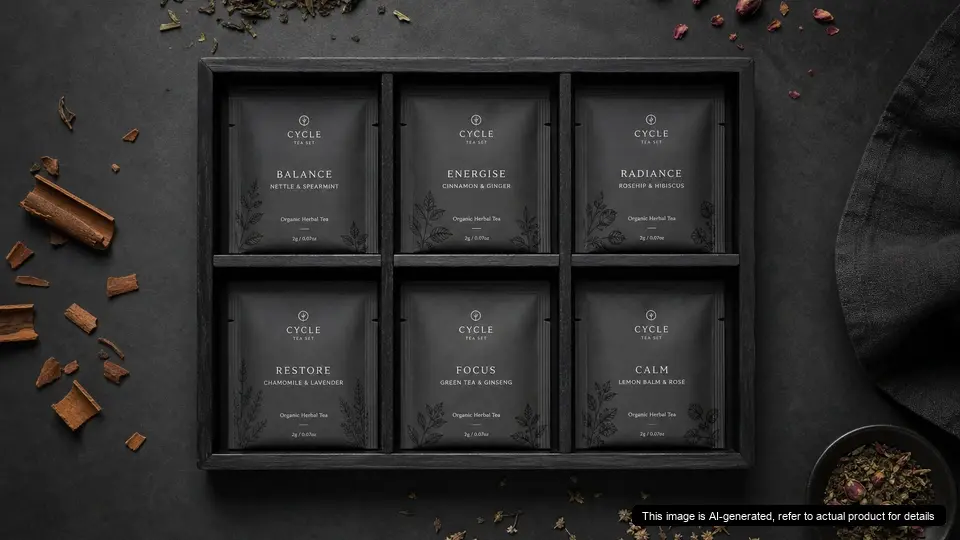 laicuherb cycle tea set 31 day botanical phase packaging laicuherb cycle tea set 31 day botanical phase packaging