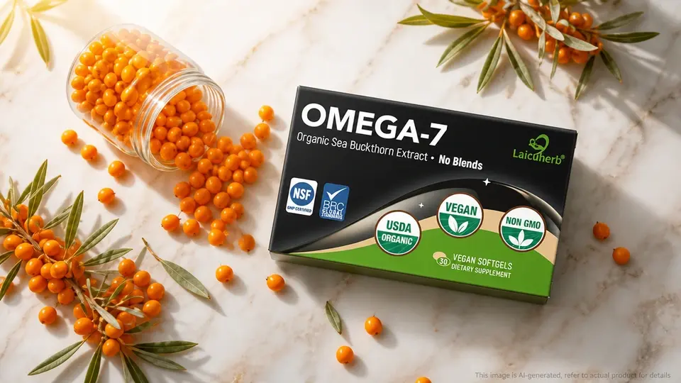 laicuherb sea buckthorn omega 7 fatty acid composition source botanical