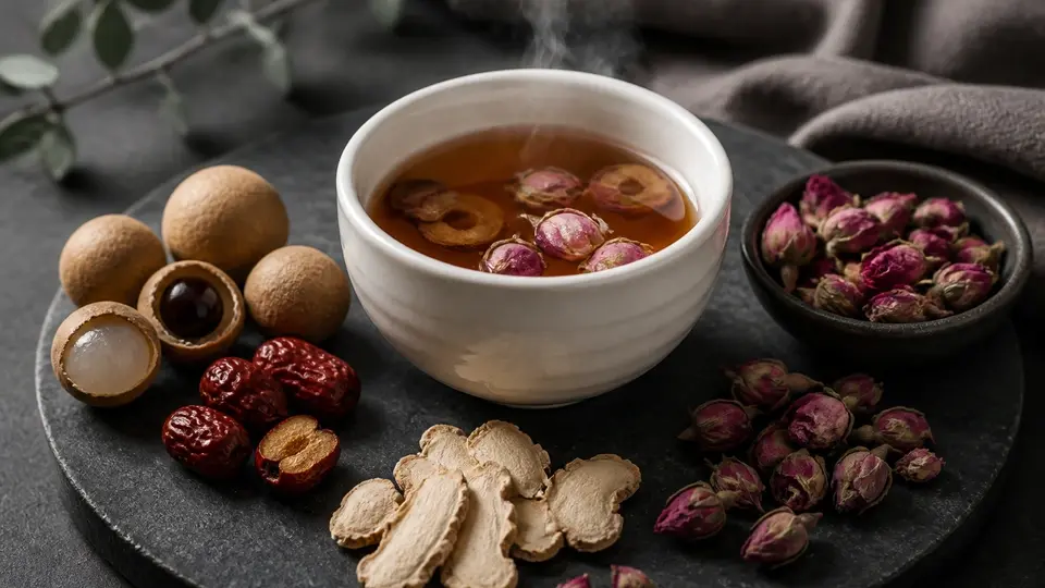 Laicuherb cycle syncing tea raw botanical ingredients and brewing ritual Laicuherb cycle syncing tea raw botanical ingredients and brewing ritual