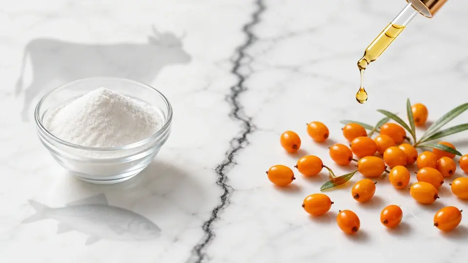 laicuherb skin glow sea buckthorn omega 7 vs collagen protein layer comparison laicuherb skin glow sea buckthorn omega 7 vs collagen protein layer comparison